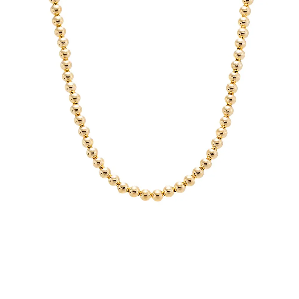 Chunky Beaded Ball Necklace