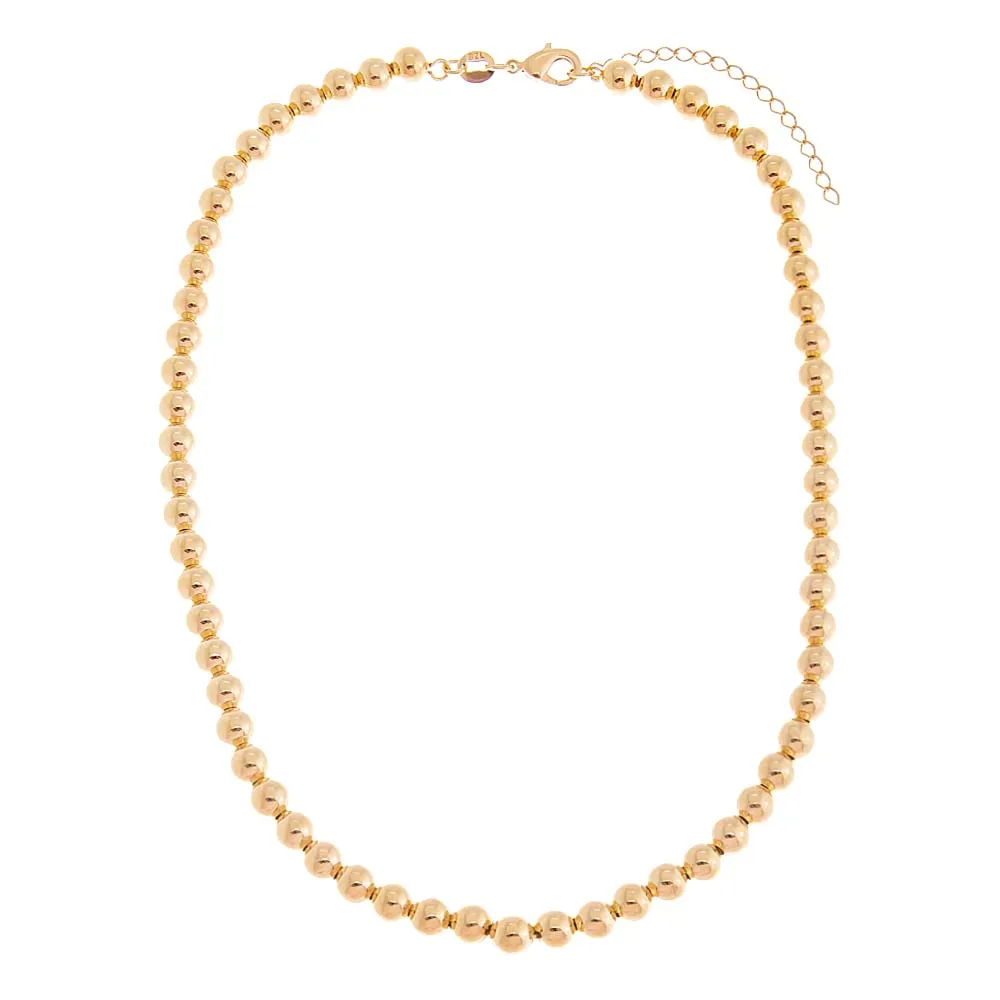 Chunky Beaded Ball Necklace