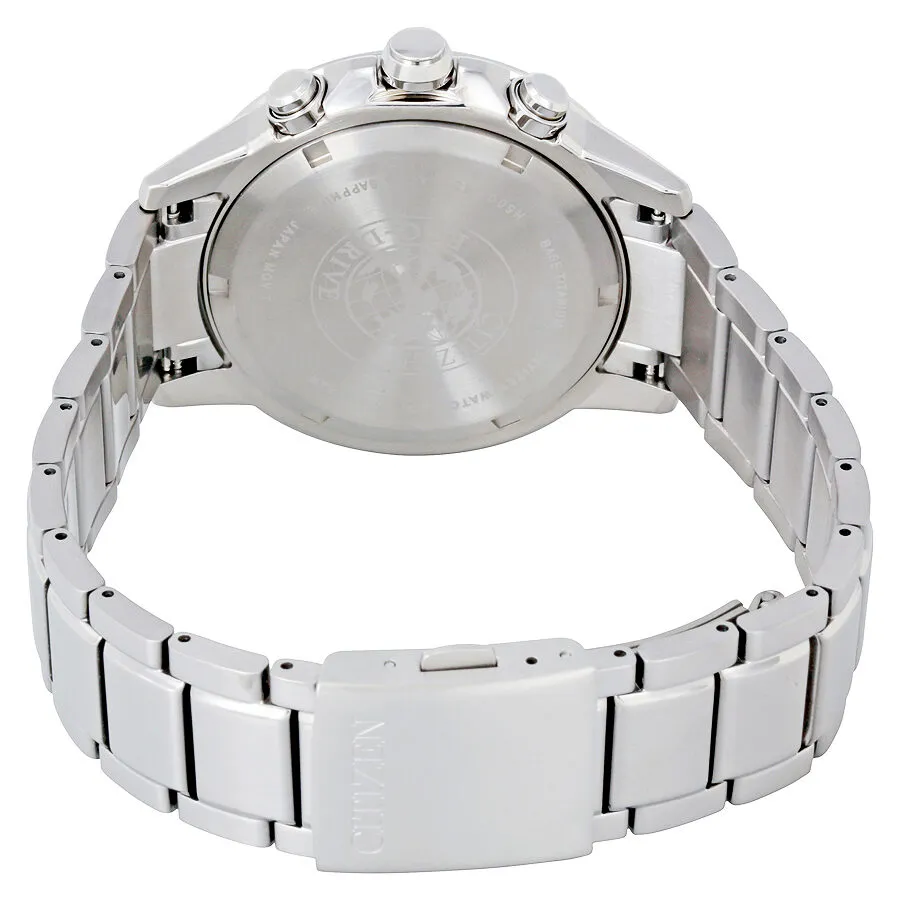 Citizen TI   IP Chronograph Silver Dial Men's Watch AT2340-56A