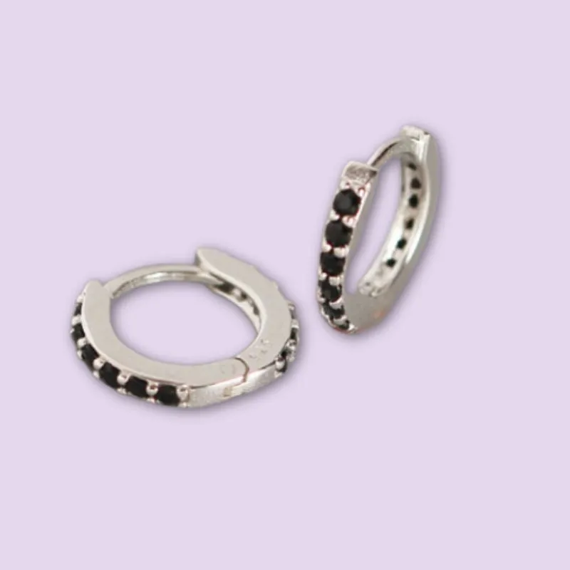 Classic Studded Huggie Earrings