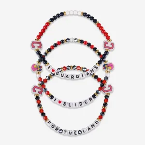 Cleveland Guardians 3 Pack Friendship Bracelet