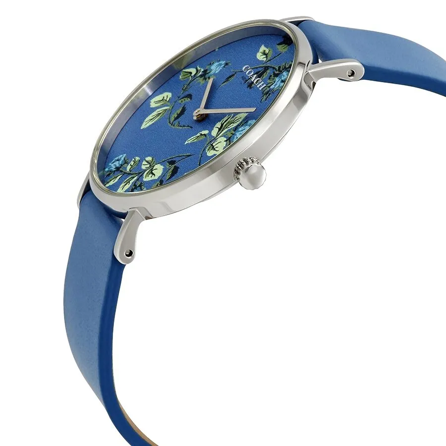 Coach Perry Quartz Blue Arboreal Dial Ladies Watch 14503294