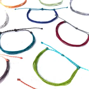 Color Block String Surf Bracelets