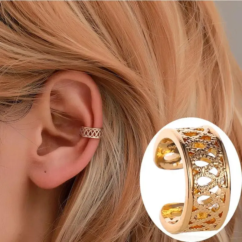 Crystal Clip Earrings For Women Zircon Earing Without Hole Jewelry Fake Earrings Single Ear Bone Clip Earings Ear Cuffs