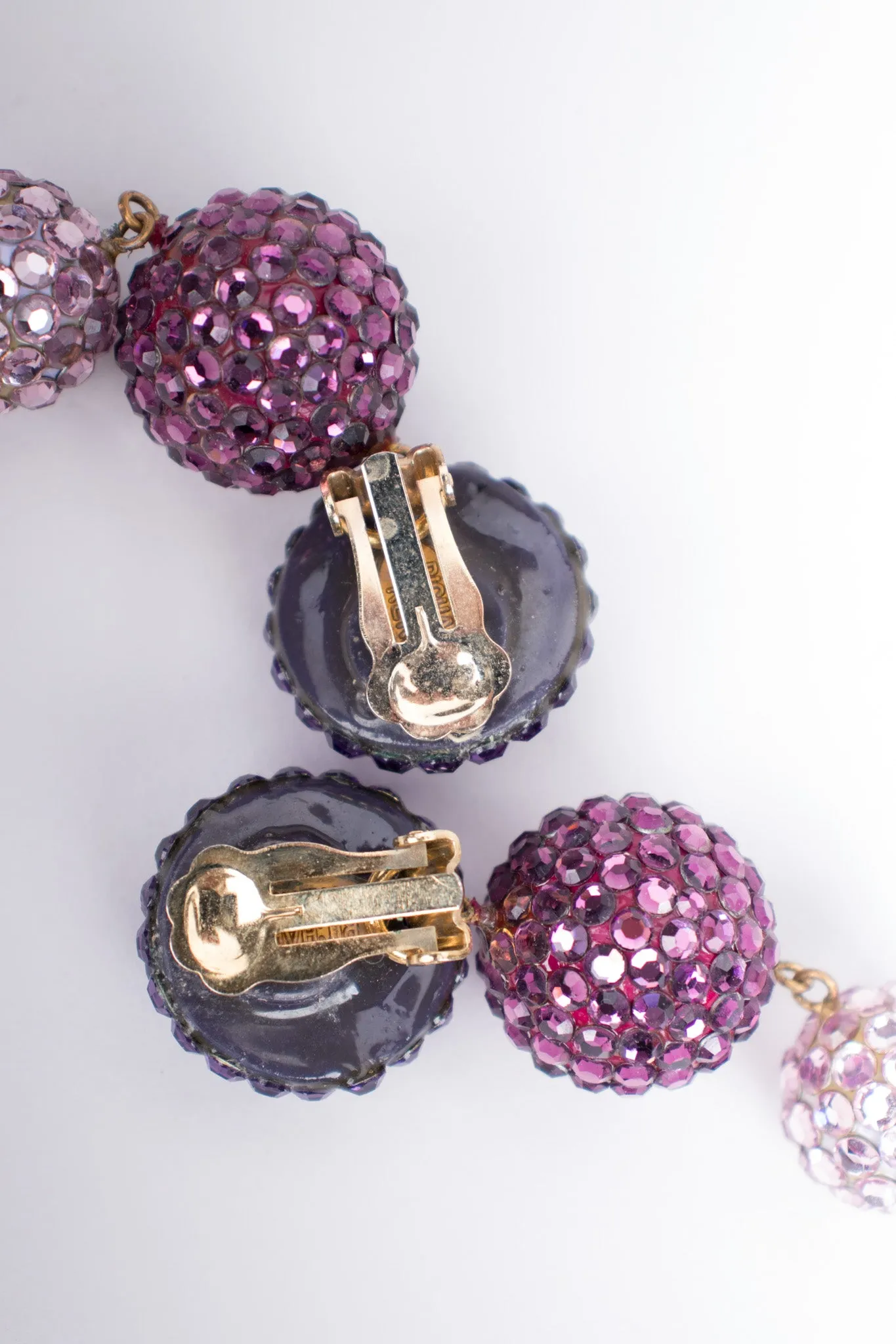 Crystal Ombré Ball Drop Earrings