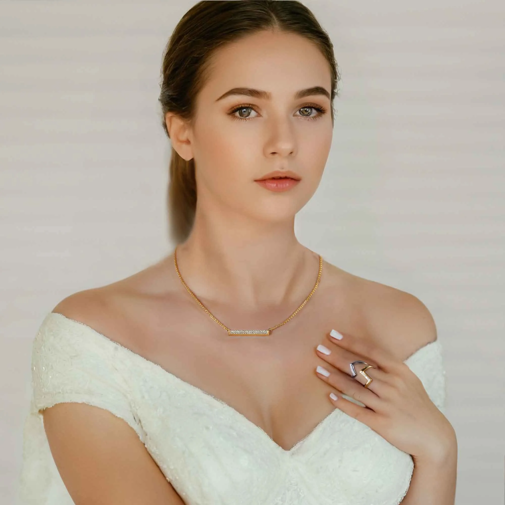 Cubic Zirconia Diamond Bracelet Galaxy Collection by Parastoo Behzad