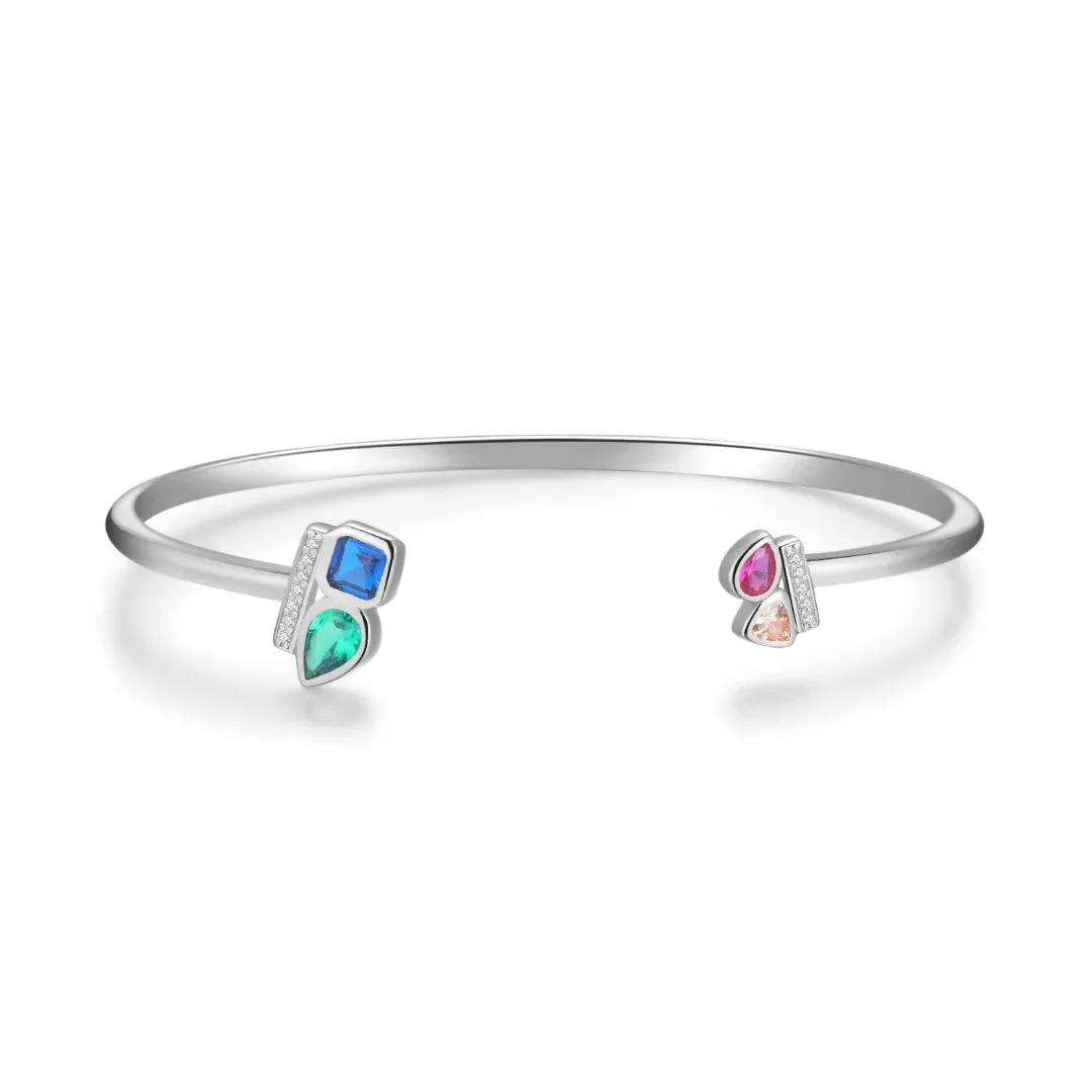Cubic Zirconia Diamond Open Bracelet La beauté de l'espoir Collection by Venus