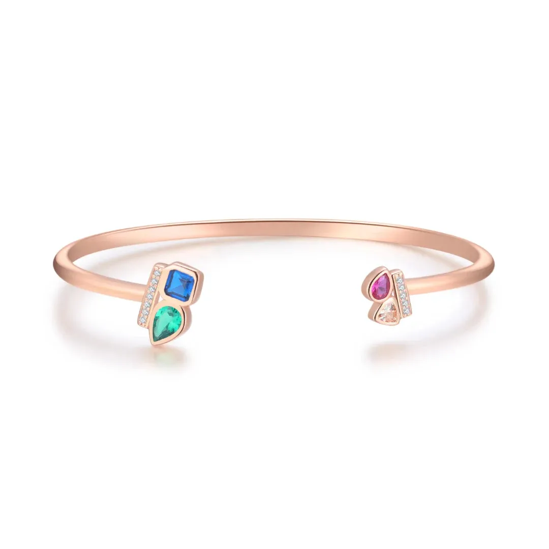 Cubic Zirconia Diamond Open Bracelet La beauté de l'espoir Collection by Venus