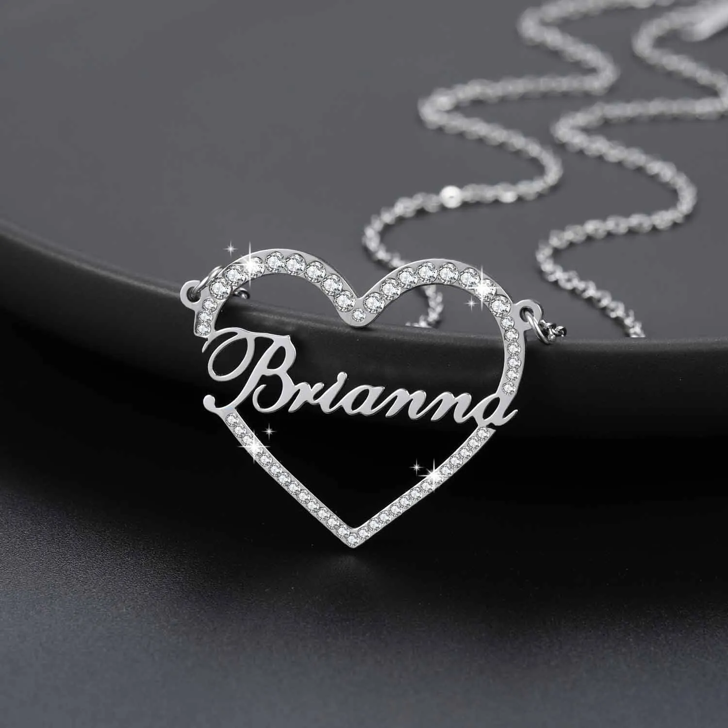 Customize This Personalized Heart Name Necklace