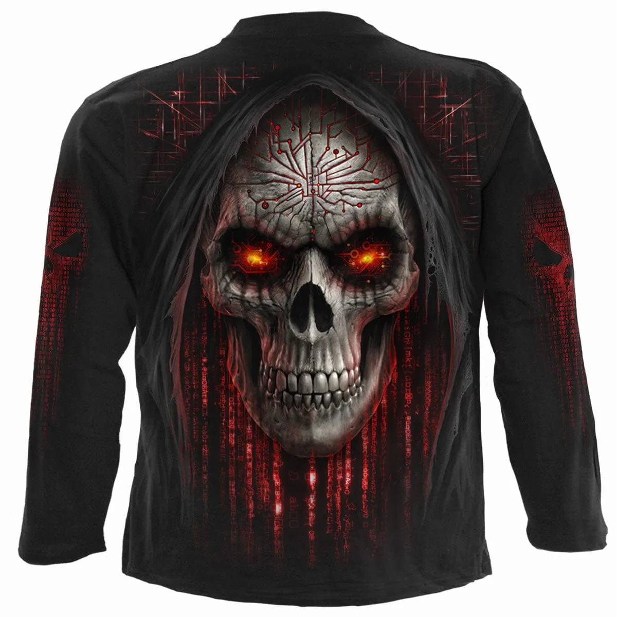 CYBER DEATH - Longsleeve T-Shirt Black
