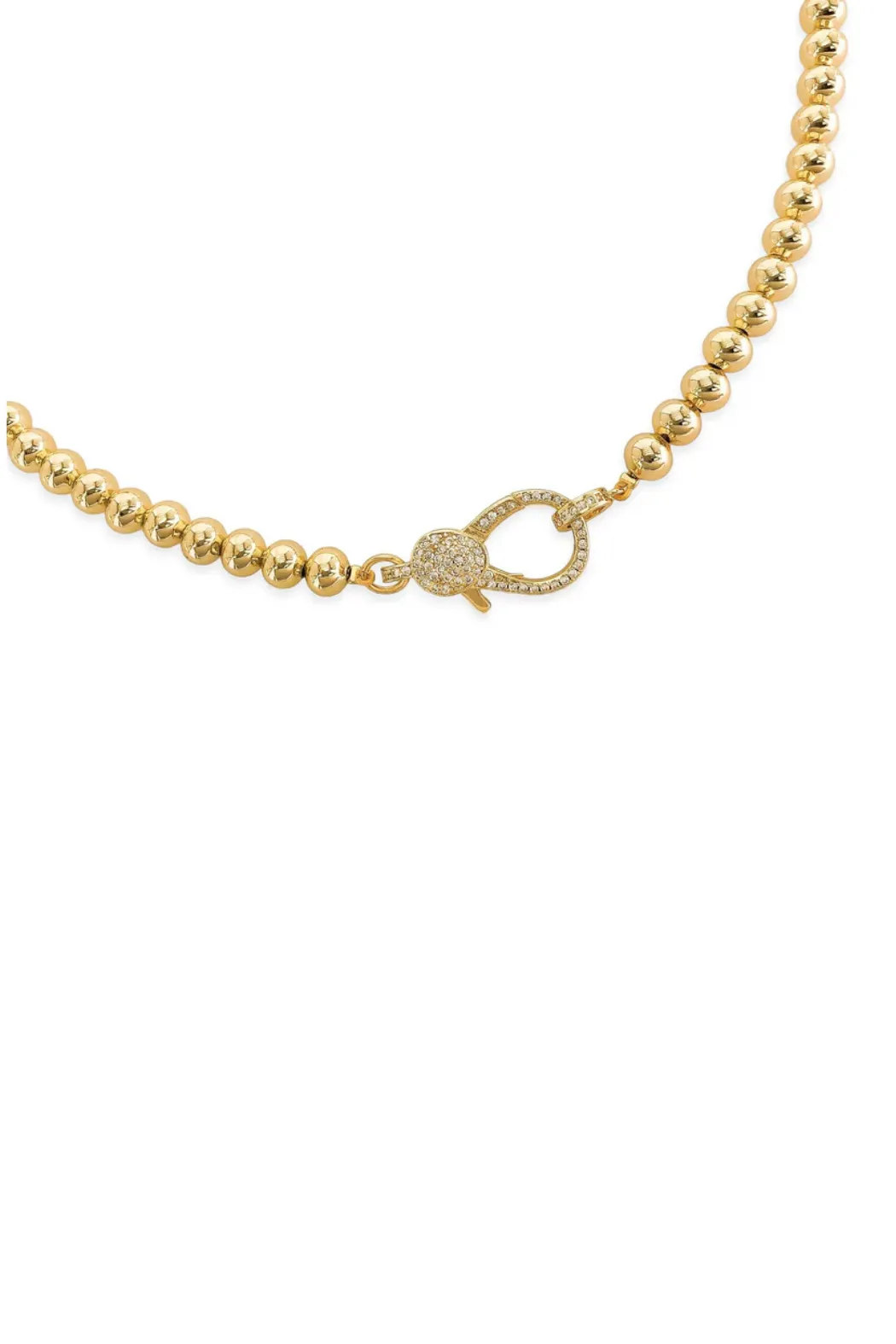 CZ Lobster Clasp Necklace