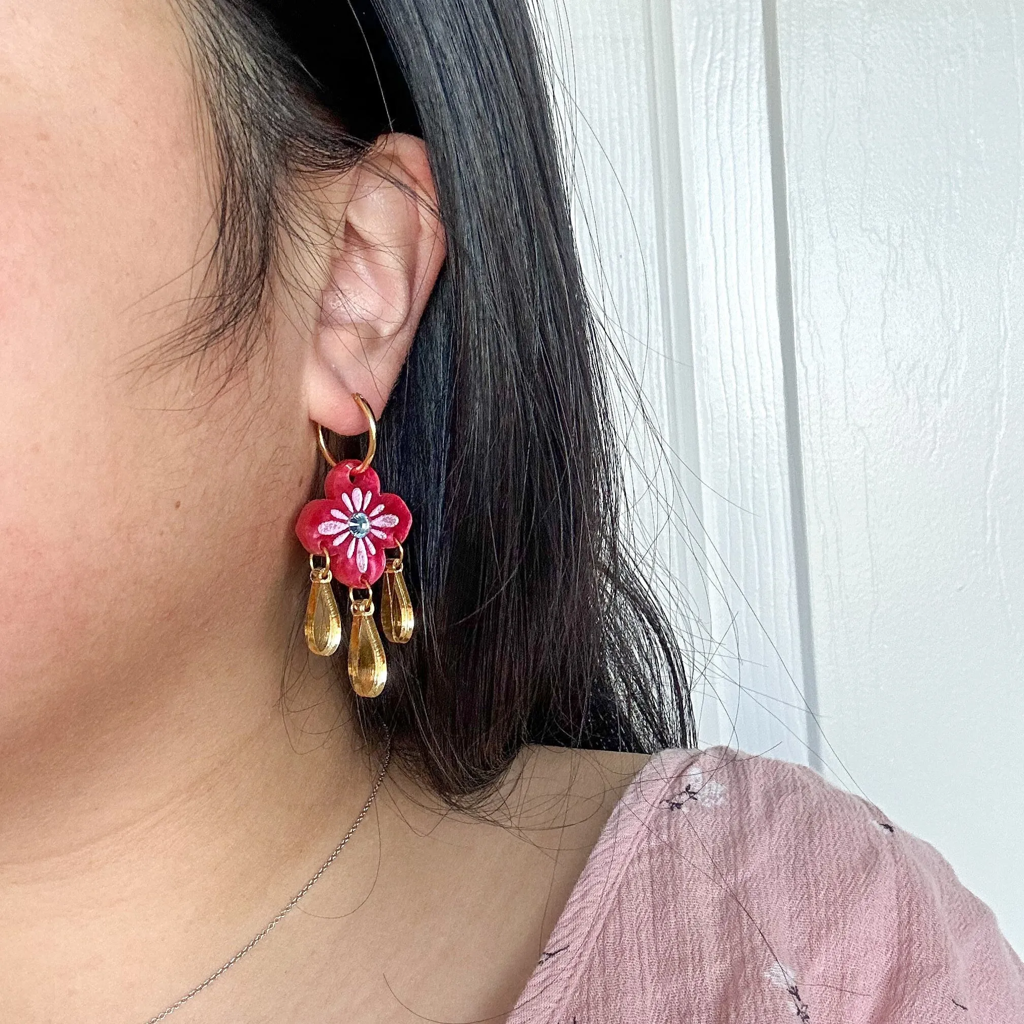 Dainty Folk Earrings