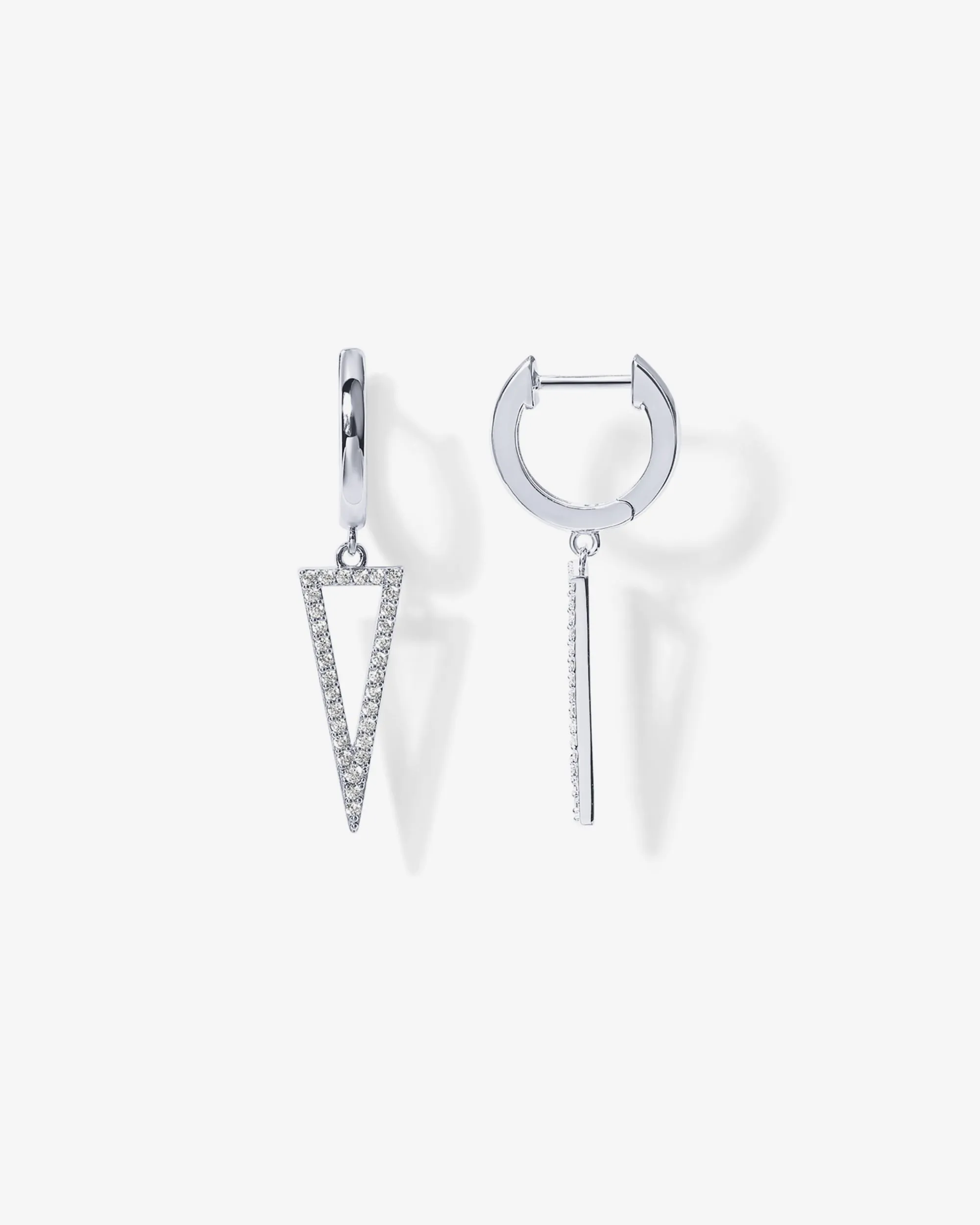 Dangle Huggie Earrings