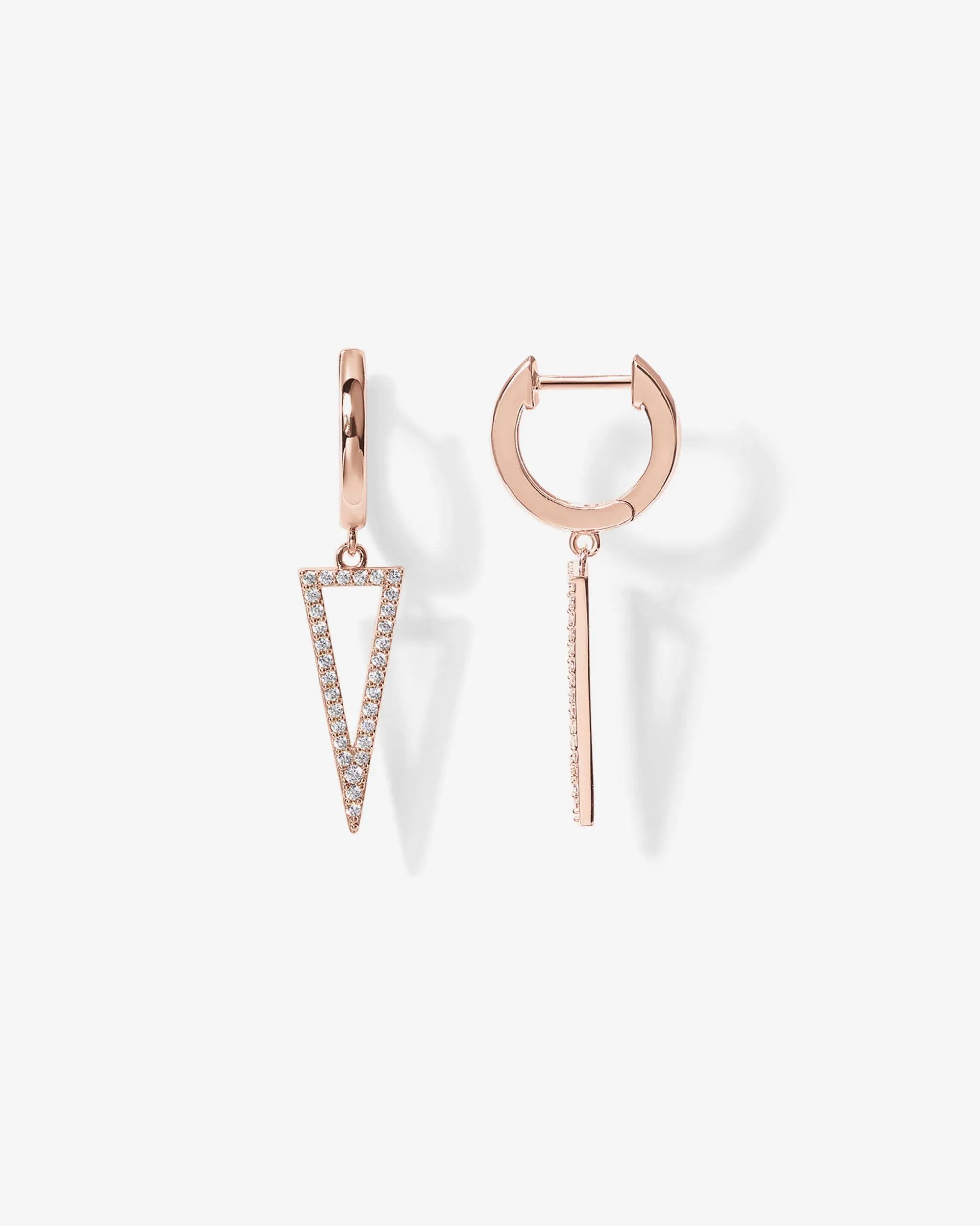 Dangle Huggie Earrings