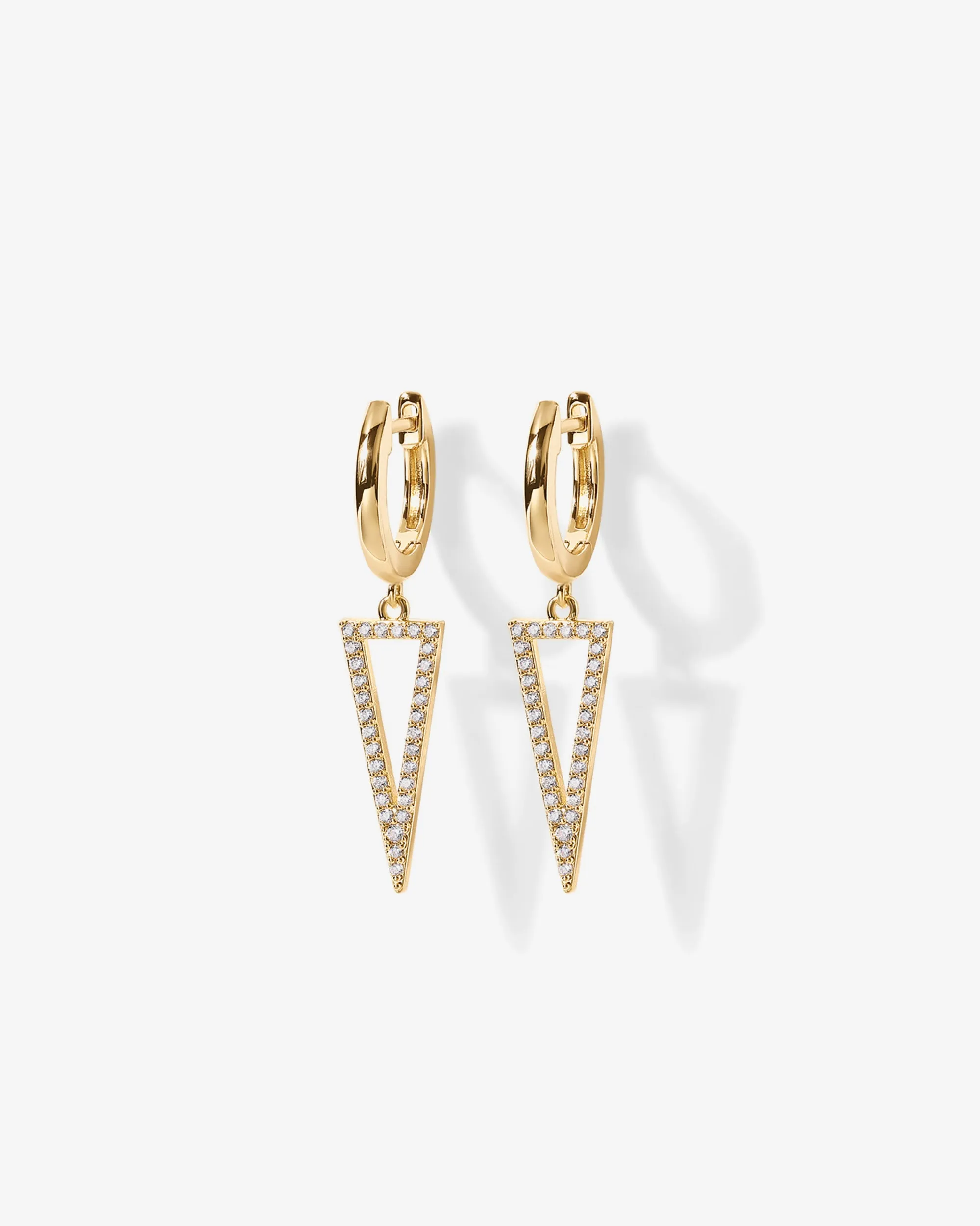 Dangle Huggie Earrings