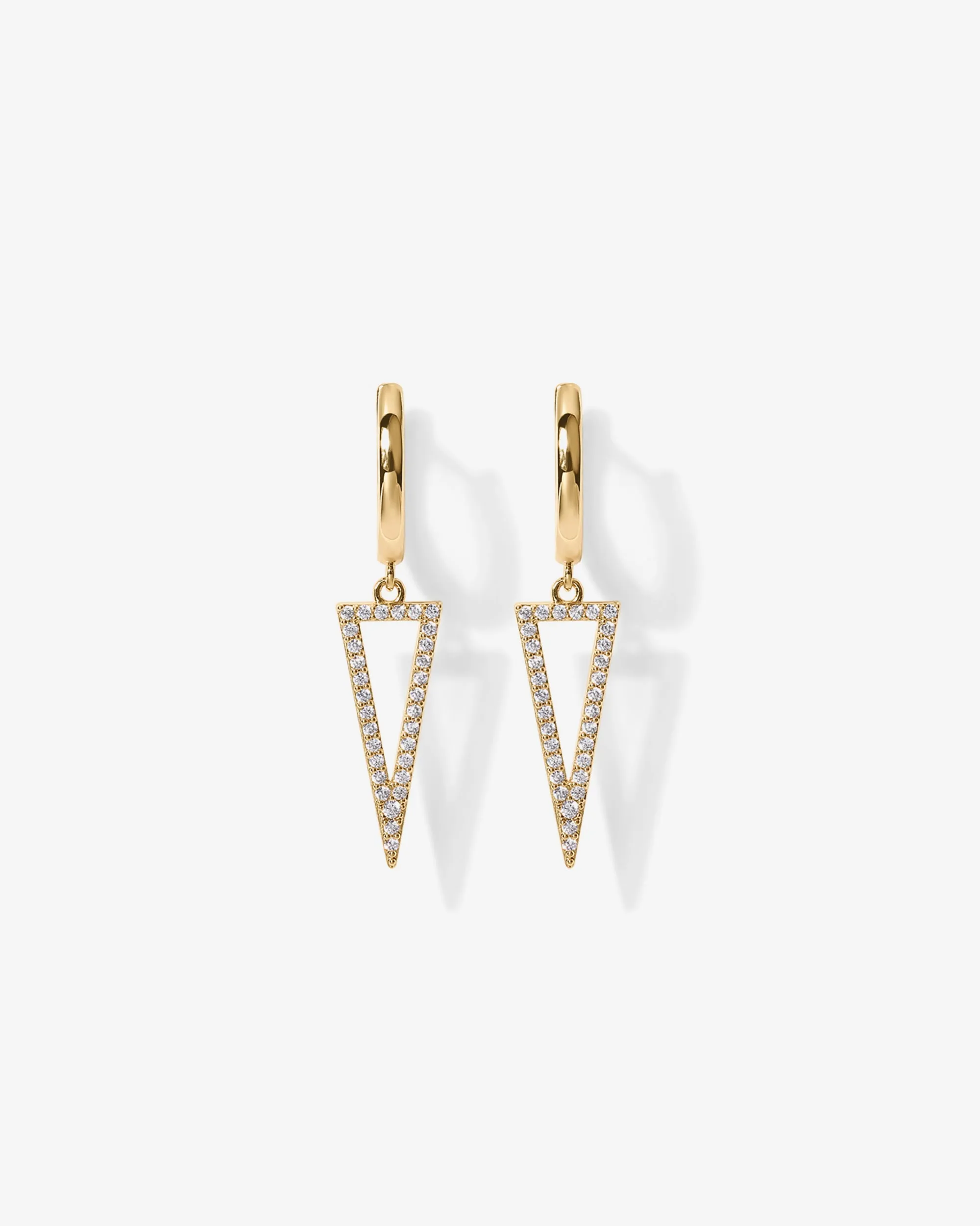 Dangle Huggie Earrings