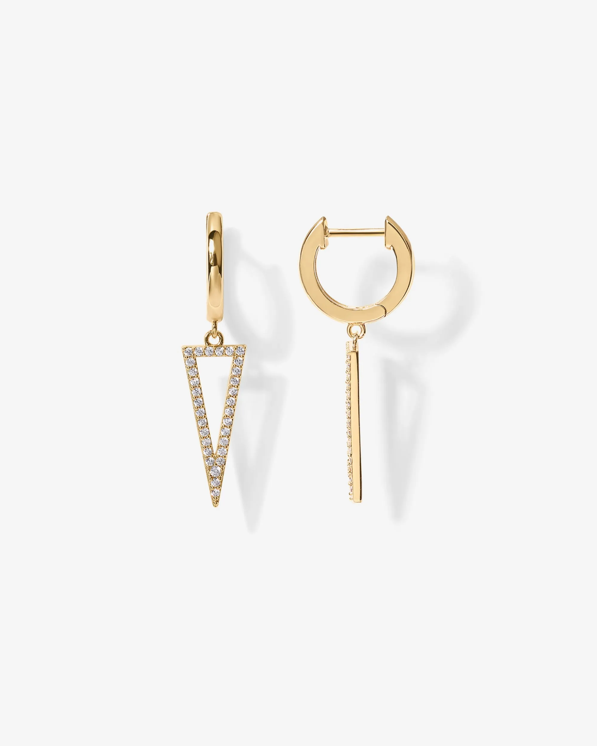 Dangle Huggie Earrings