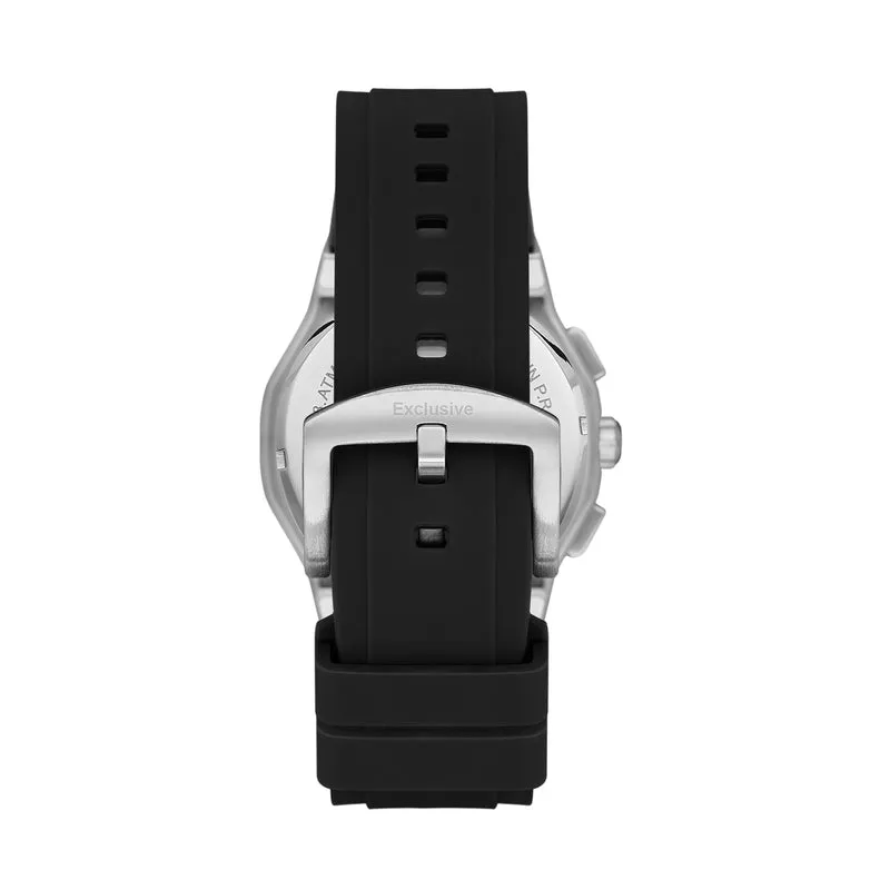 Daniel Klein Exclusive Men's Chronograph Watch Black Silicone  DK.1.13997