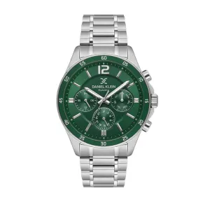 Daniel Klein Exclusive Men's Chronograph Watch Silver Stainless Steel  DK.1.13972