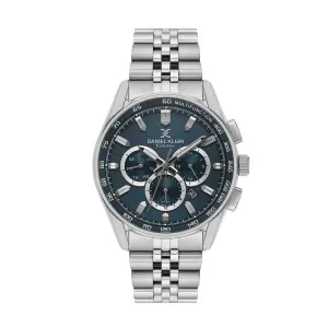 Daniel Klein Exclusive Men's Chronograph Watch Silver Stainless Steel  DK.1.14001