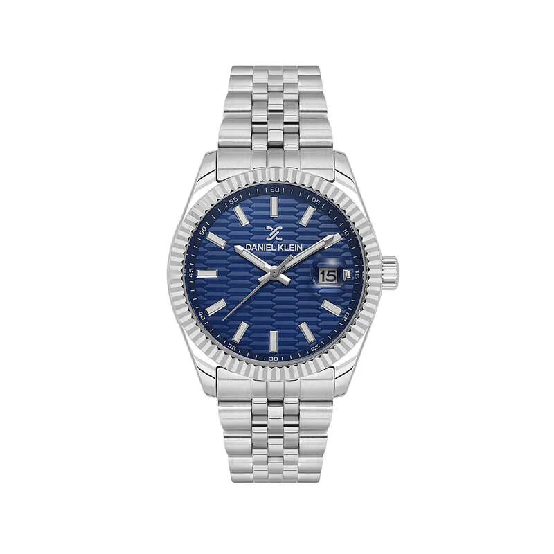 Daniel Klein Premium Men's Analog Watch Silver Stainless Steel  DK.1.13985