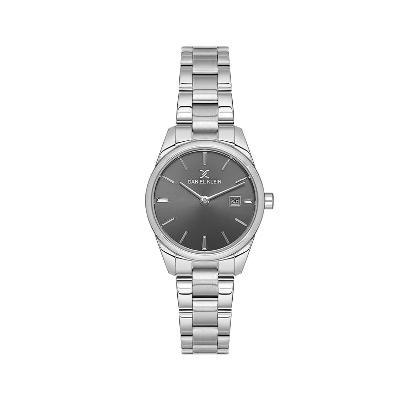 Daniel Klein Premium Women Analog Watch DK.1.13623-4 Silver Stainless Steel Strap