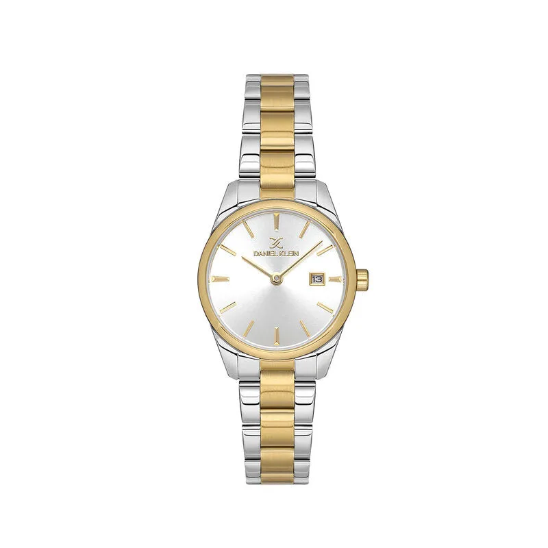 Daniel Klein Premium Women Analog Watch DK.1.13623-6 Gold Stainless Steel Strap