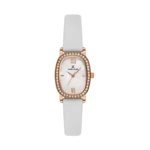 Daniel Klein Premium Women's Analog Watch White Genuine Leather  DK.1.13943