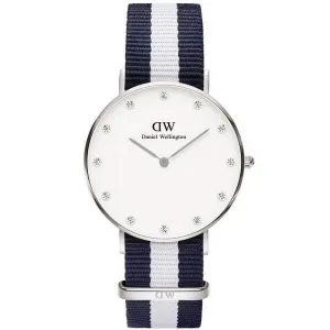 Daniel Wellington Classy Glasgow 34mm Women's Silver Watch DW00100082