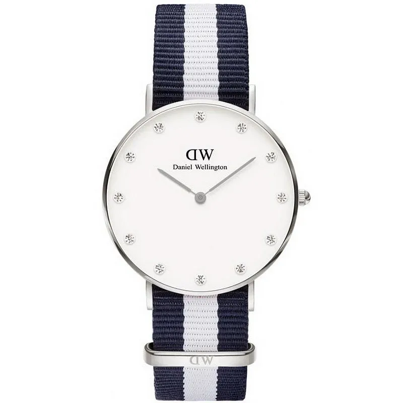 Daniel Wellington Classy Glasgow 34mm Women's Silver Watch DW00100082