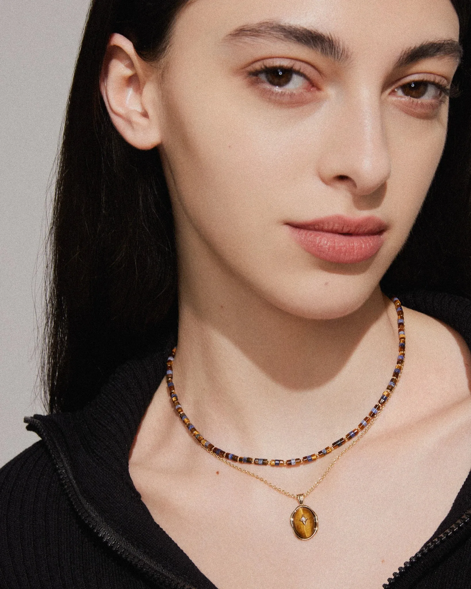 Dawn's Blush Beaded Necklace