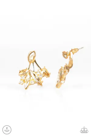 Deco Dynamite - Gold Post Earring