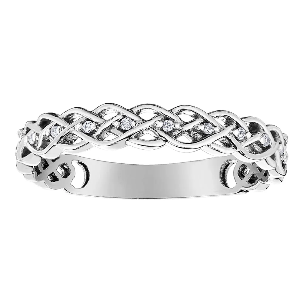 Diamond Celtic Knot Band