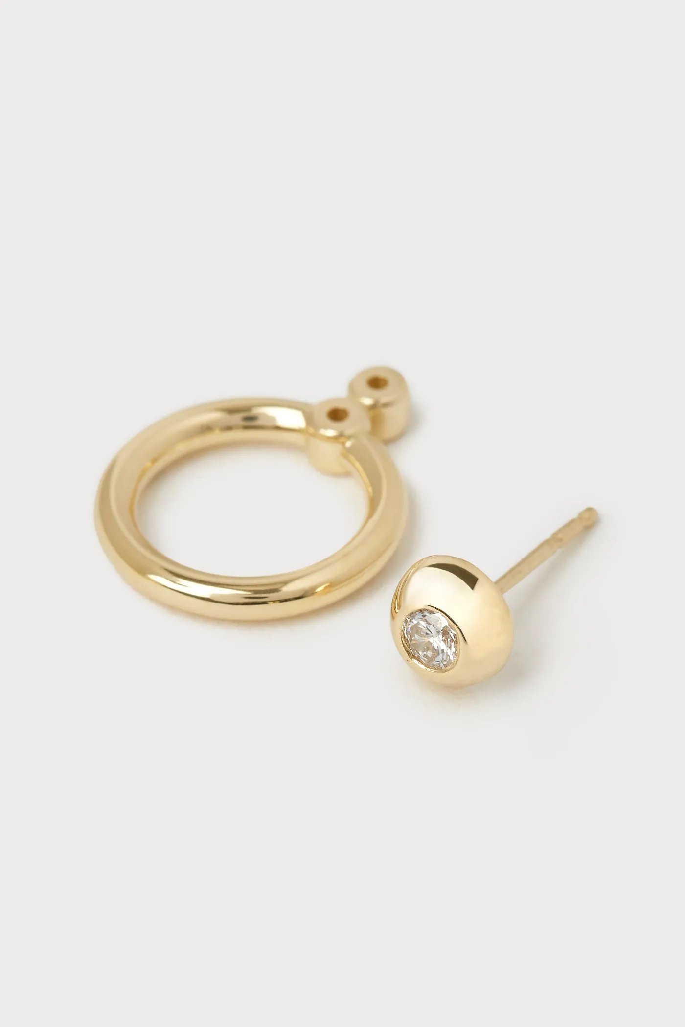 Diamond Porta Ear Jacket Studs