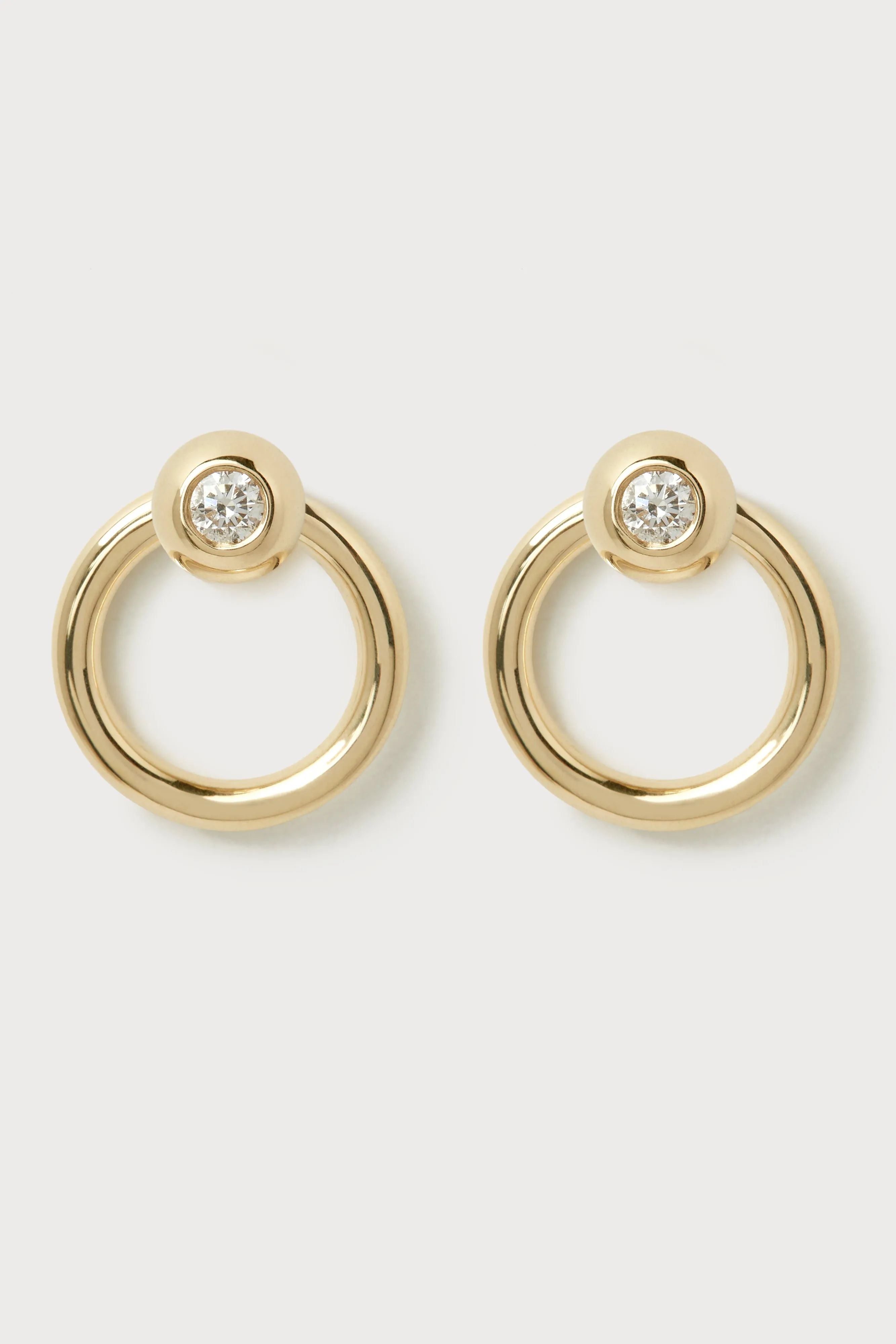 Diamond Porta Ear Jacket Studs