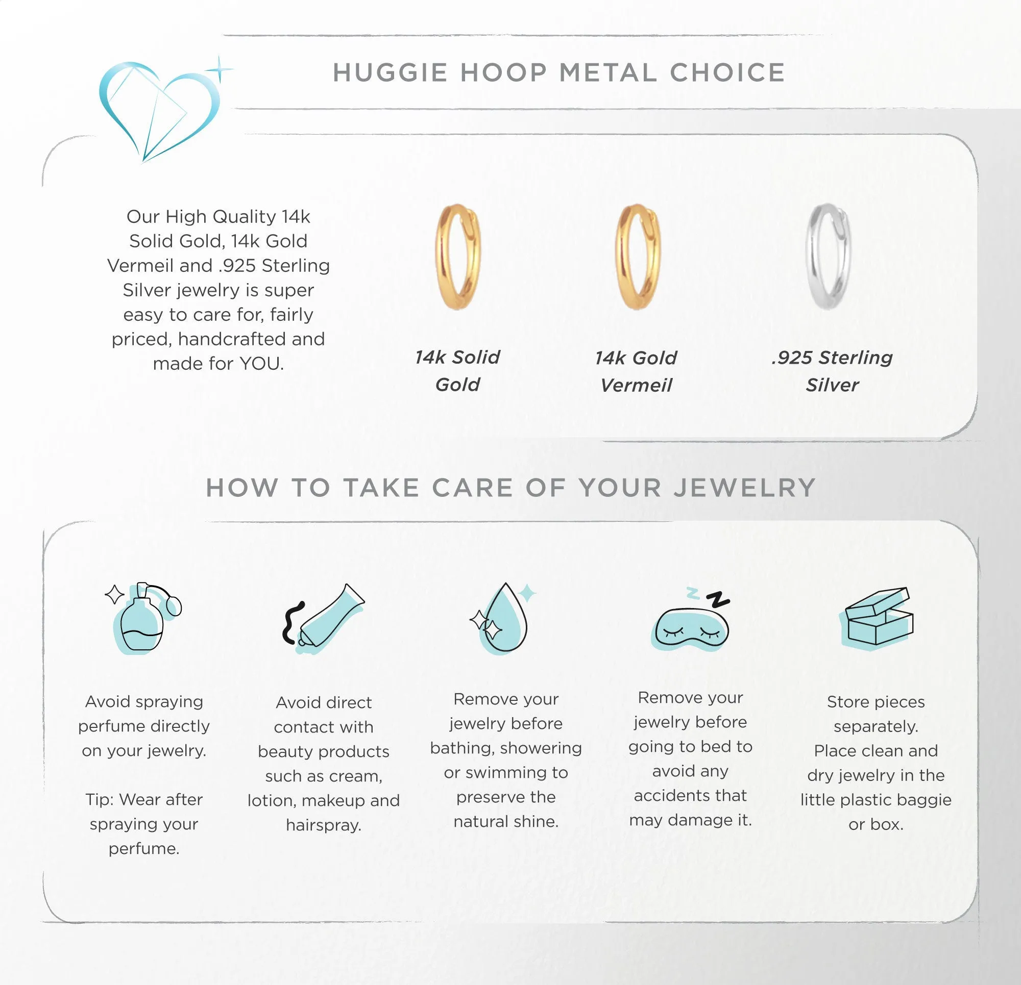 Dove Charm Huggie