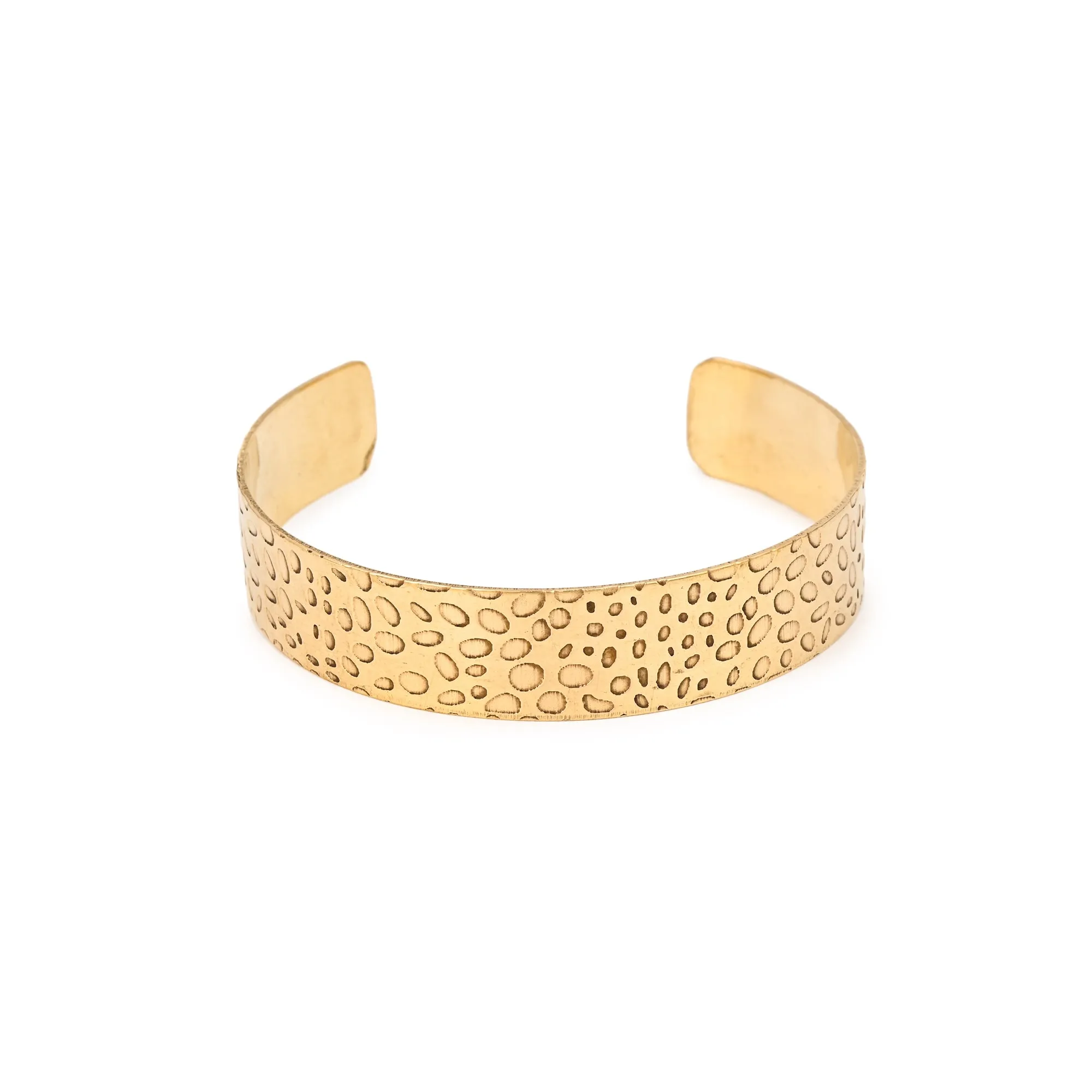 Droplet Brass Adjustable Bracelet (Anti Tarnish)