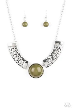 Egyptian Spell Green Paparazzi Necklace