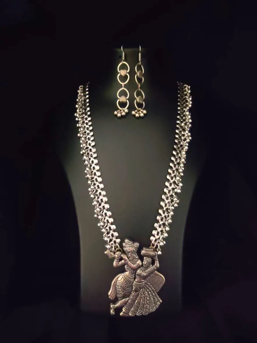 Ethnic Indian Women's Metal Jewelry - Spiritual Religion Pendant