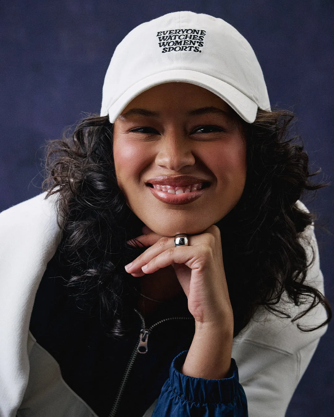 Everyone Watches Women's Sports™ White Cap