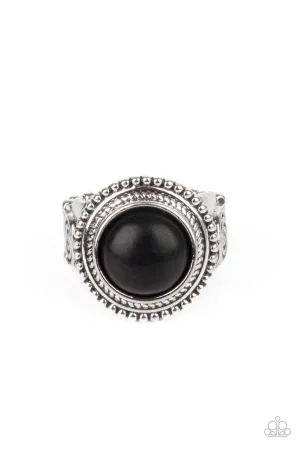 Evolutionary Essence Black Paparazzi Ring