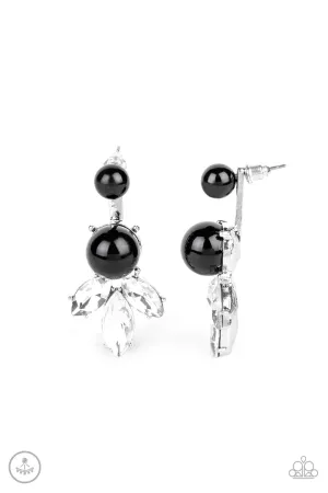 Extra Elite - Black Double-Sided Post Earring