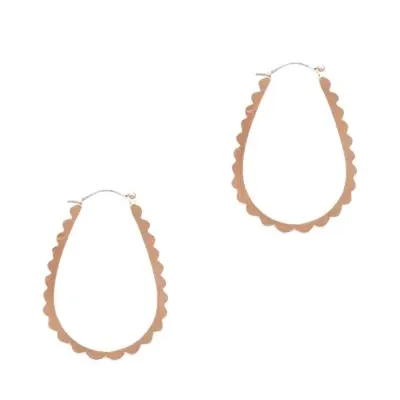 Fabienne - Bubble Edge Teardrop Earring