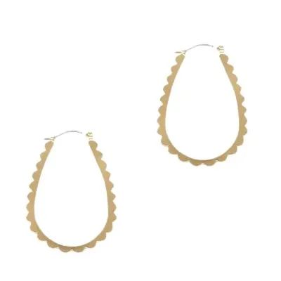 Fabienne - Bubble Edge Teardrop Earring