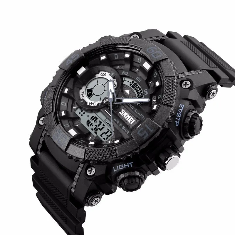 Fashion Sports Quartz Watches With Dual Display for Men