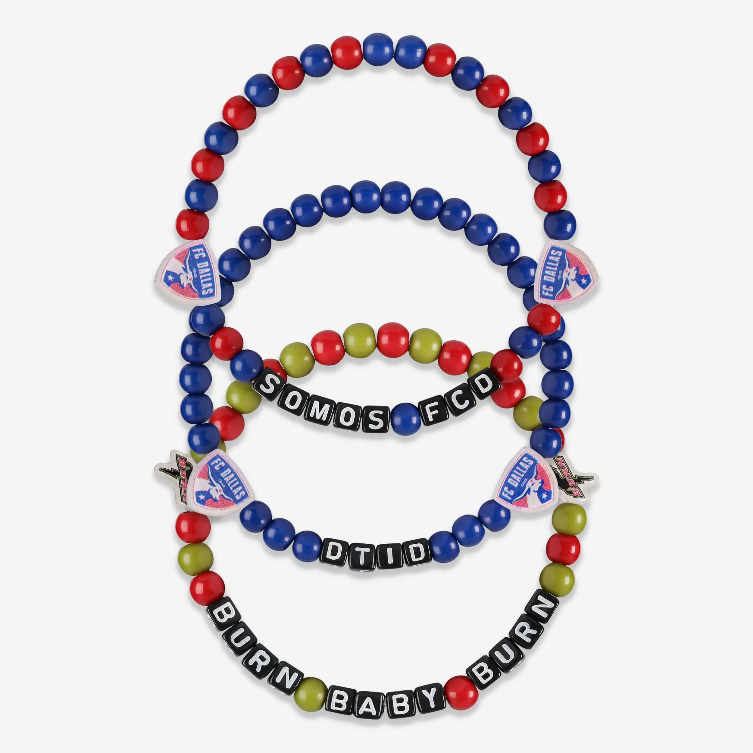 FC Dallas 3 Pack Beaded Friendship Bracelet