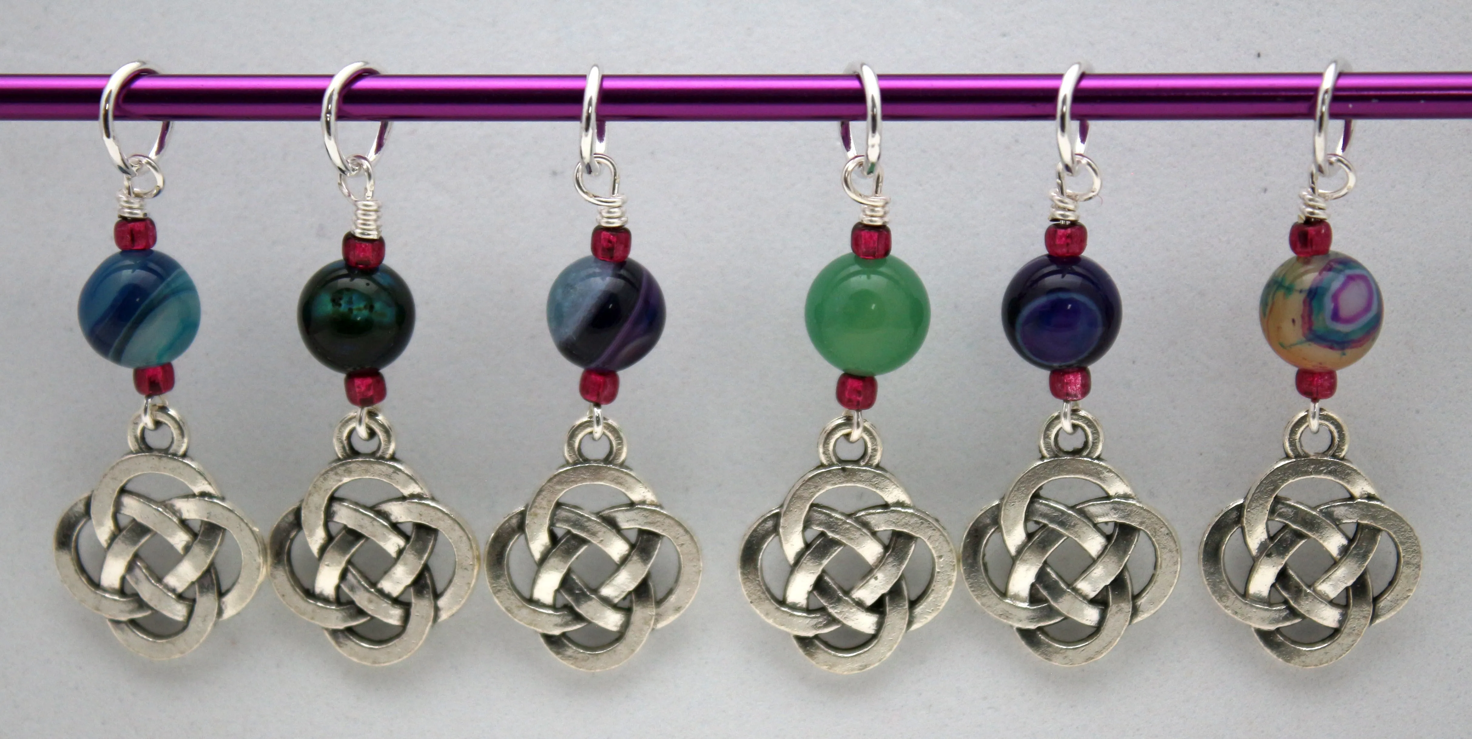 Five Fold Celtic Knot Stitch Markers