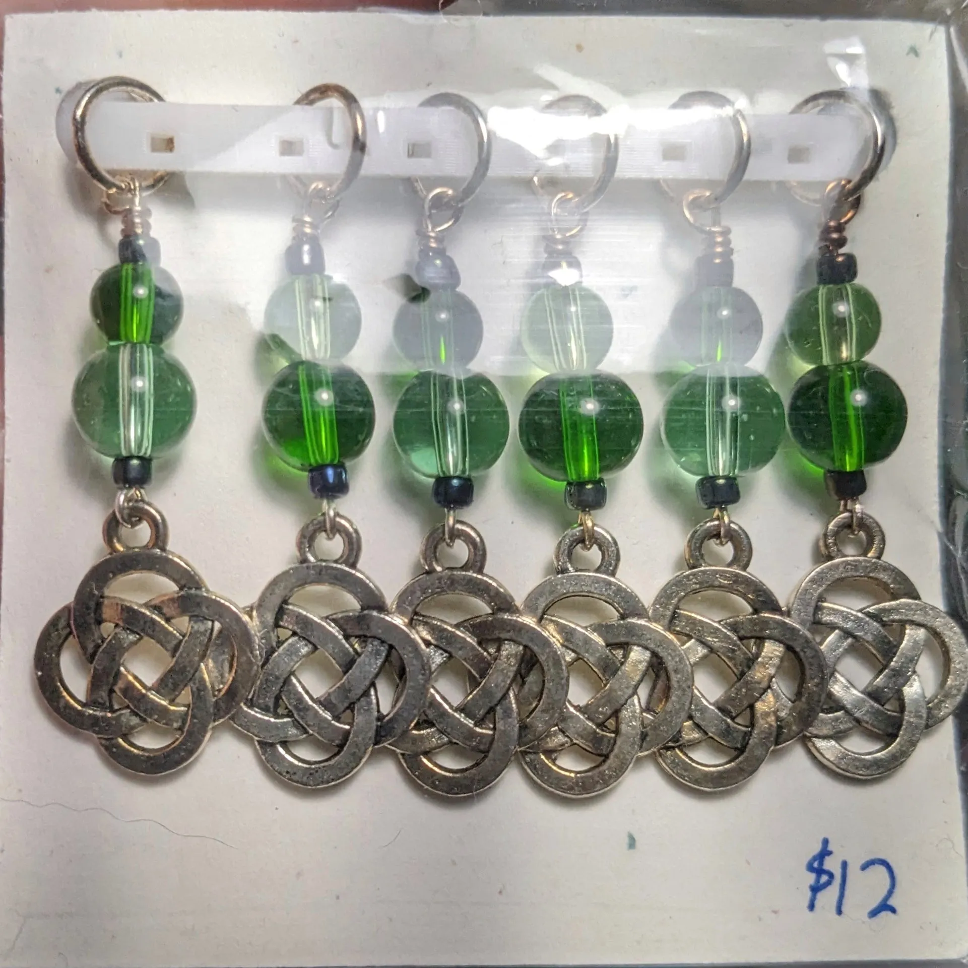 Five Fold Celtic Knot Stitch Markers