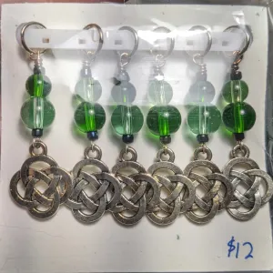 Five Fold Celtic Knot Stitch Markers