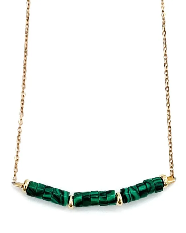 Flora Dainty Beaded Necklace || Choose Color